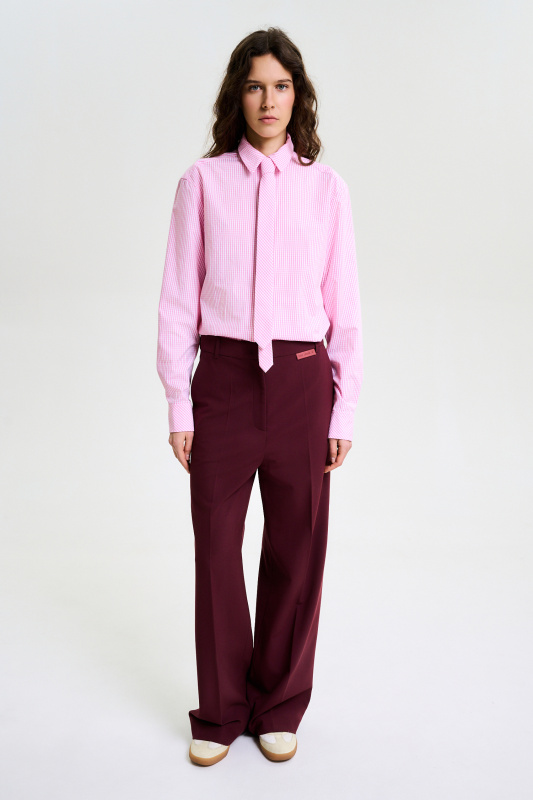 Брюки прямые BURGUNDY